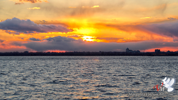 brooklyn battery sunset large